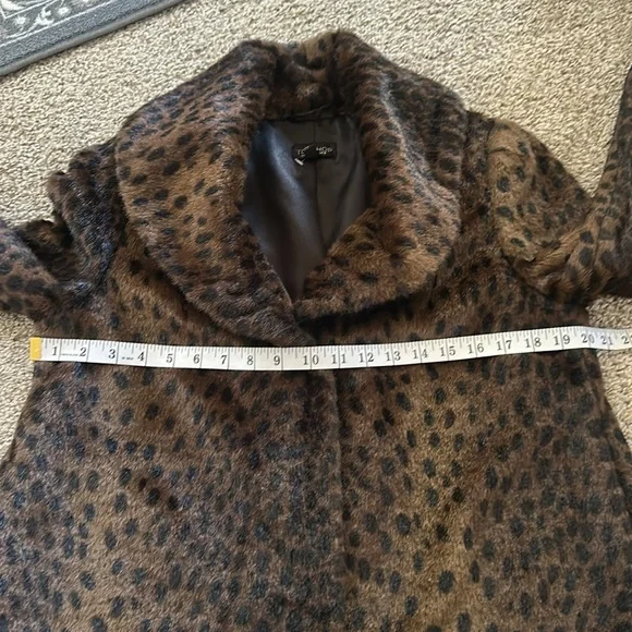 TopShop Faux Leopard Fur Jacket size S/M (4-6) EUC pls see description - Picture 14 of 15